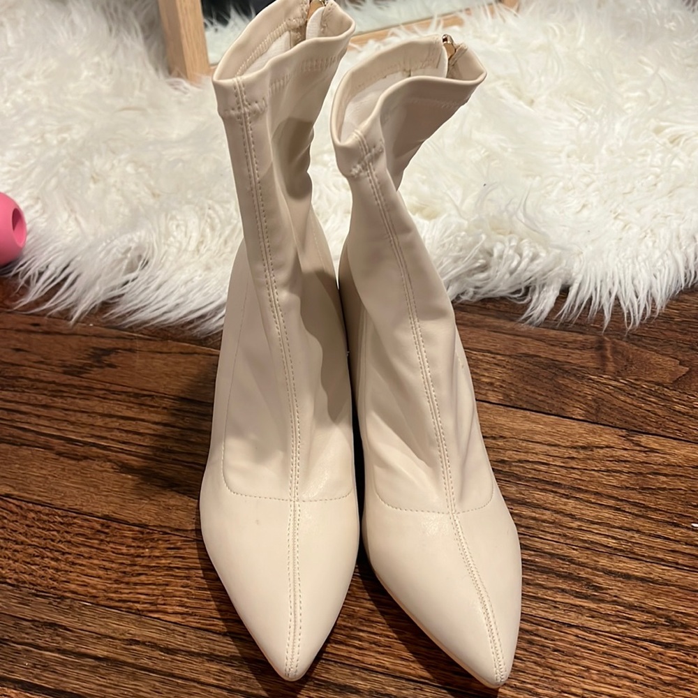 White booties